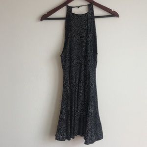 polka dot mini dress